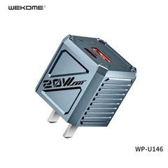 Cóc sạc nhanh 20w Wekome WP-U146 2 cổng {1 cổng usb QC3.0+ 1 cổng Type C PD20W} chính hãng [BH 1 năm]