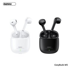 Tai nghe bluetooth Remax Cozybuds W5 chống ồn kiểu dáng airpods True Wireless chính hãng [BH 1 Năm]