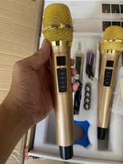 Micro đa năng bộ 2 mic không dây Best Sound W006 (tích hợp vang số, chỉnh giọng, bass trebl, echo) cao cấp chống hú hát karaoke [BH 6 tháng]