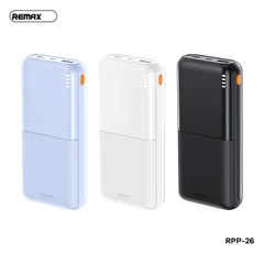 Pin sạc dự phòng 2.4A Remax RPP-26 20.000mAh chính hãng [BH: 1 năm]