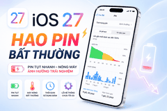 Đập Tan Cơn Ác Mộng Hao Pin Khi Lên Đời iOS 27 Với Bộ Giải Pháp Chuẩn Chuyên Gia