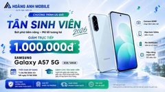 Ưu Đãi Mừng Tân Sinh Viên 2026: Samsung Galaxy A57 5G Giảm Ngay 1.000.000đ