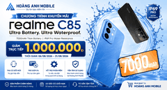 Khuyến Mãi realme C85: Giảm Ngay 1.000.000đ Tại Hoàng Anh Mobile