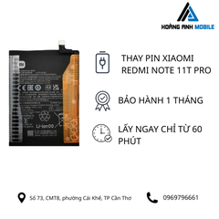 Thay Pin Xiaomi Redmi Note 11T Pro