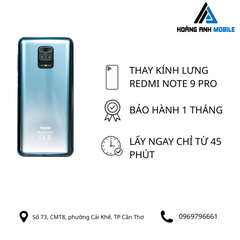 Thay kính lưng Redmi Note 9 Pro