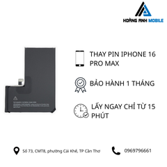Thay pin iPhone 16 Pro Max