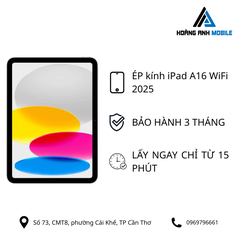 ÉP kính iPad A16 WiFi 2025