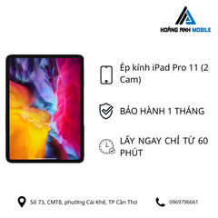 Ép kính iPad Pro 11 (2 Cam)