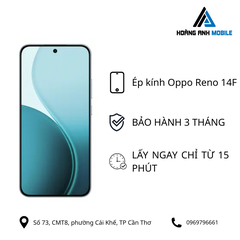 Ép kính Oppo Reno 14F