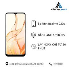 Ép kính Realme C30s