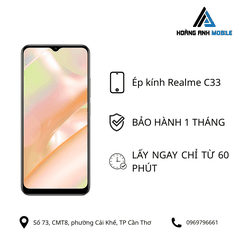 Ép kính Realme C33