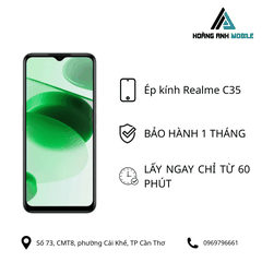 Ép kính Realme C35