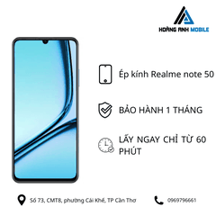 Ép kính Realme note 50