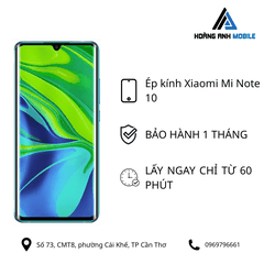 Ép kính Xiaomi Mi Note 10
