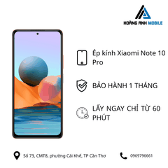 Ép kính Xiaomi Note 10 Pro