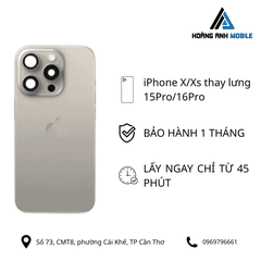 iPhone X/Xs thay lưng 15Pro/16Pro