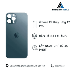 iPhone XR thay lưng 12Pro/13Pro/14Pro