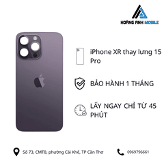 iPhone XR thay lưng 15 Pro