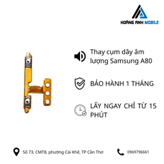 Thay cụm dây âm lượng Samsung A80