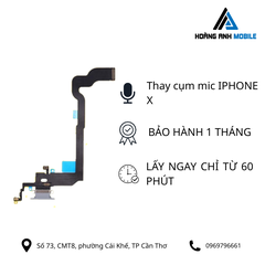 Thay cụm mic iPhone X
