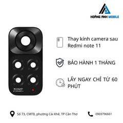 Thay kính camera sau Redmi note 11