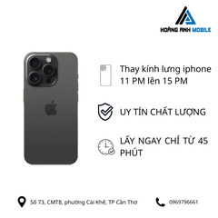 Thay kính lưng iPhone 11 lên 15Pro/16Pro