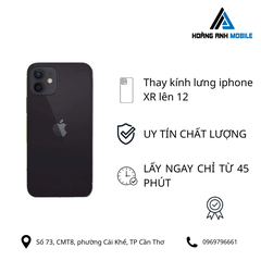 Thay kính lưng iPhone Xr lên 12