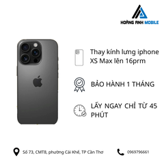 Thay kính lưng iPhone Xs Max lên 16Prm