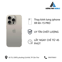 Thay kính lưng Xr lên 15 Pro