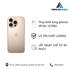 Thay kính lưng XR lên 16 Pro