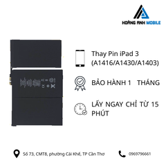 Thay Pin iPad 3 (A1416/A1430/A1403)