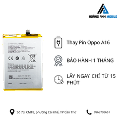Thay pin Oppo A16