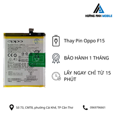 Thay pin Oppo F15