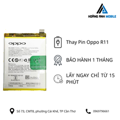 Thay pin Oppo R11