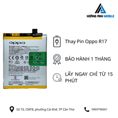 Thay pin Oppo R17