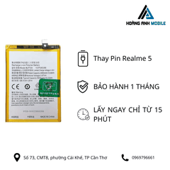 Thay pin Realme 5