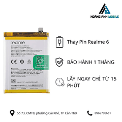 Thay pin Realme 6