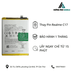 Thay pin Realme C17