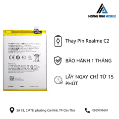 Thay pin Realme C2