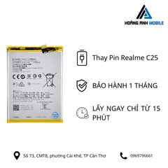 Thay pin Realme C25