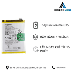 Thay pin Realme C35