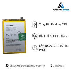 Thay pin Realme C53