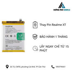 Thay pin Realme Xt