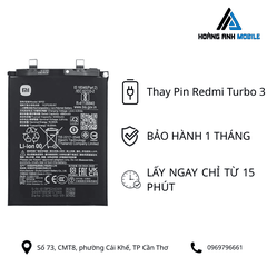 Thay Pin Redmi Turbo 3