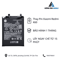 Thay Pin Xiaomi Redmi K60