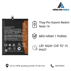 Thay Pin Xiaomi Redmi Note 14