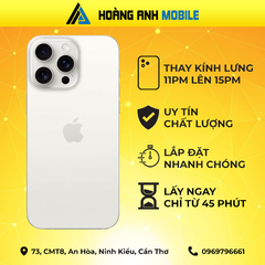 Thay kính lưng iPhone 11Prm lên 12Prm/13Prm/14Prm/15Prm