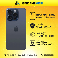 Thay kính lưng iPhone Xs Max lên 15Prm