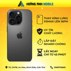 Thay kính lưng iPhone Xs Max lên 16Prm