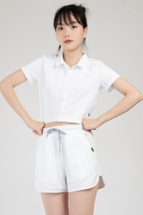 Áo polo ngắn - croptop